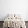 Oatmeal 100% French Flax Linen Bedding Set