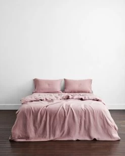 Lavender 100% French Flax Linen Bedding Set
