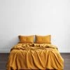Turmeric 100% French Flax Linen Bedding Set -Bed Series Store BEDDINGSET01 dc8218e6 e501 408e 9ab9 1cb5af01313d