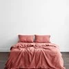 Pink Clay 100% French Flax Linen Bedding Set -Bed Series Store BEDDINGSET01 de3c8693 64c7 497c 8180 eebdf15964eb
