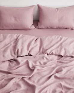 Lavender 100% French Flax Linen Bedding Set 10 Lavender 100% French Flax Linen Bedding Set -Bed Series Store BEDDINGSET02 642b1300 0e04 4a4f a959 151235a82de3