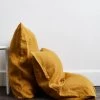 Turmeric 100% French Flax Linen Pillowcases (Set Of Two) 1 Turmeric 100% French Flax Linen Pillowcases (Set Of Two) -Bed Series Store BT 0000 TURMERIC 20