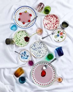 Bitossi Home Fasano Plate In Blue -Bed Series Store BedThreads Groups 2763