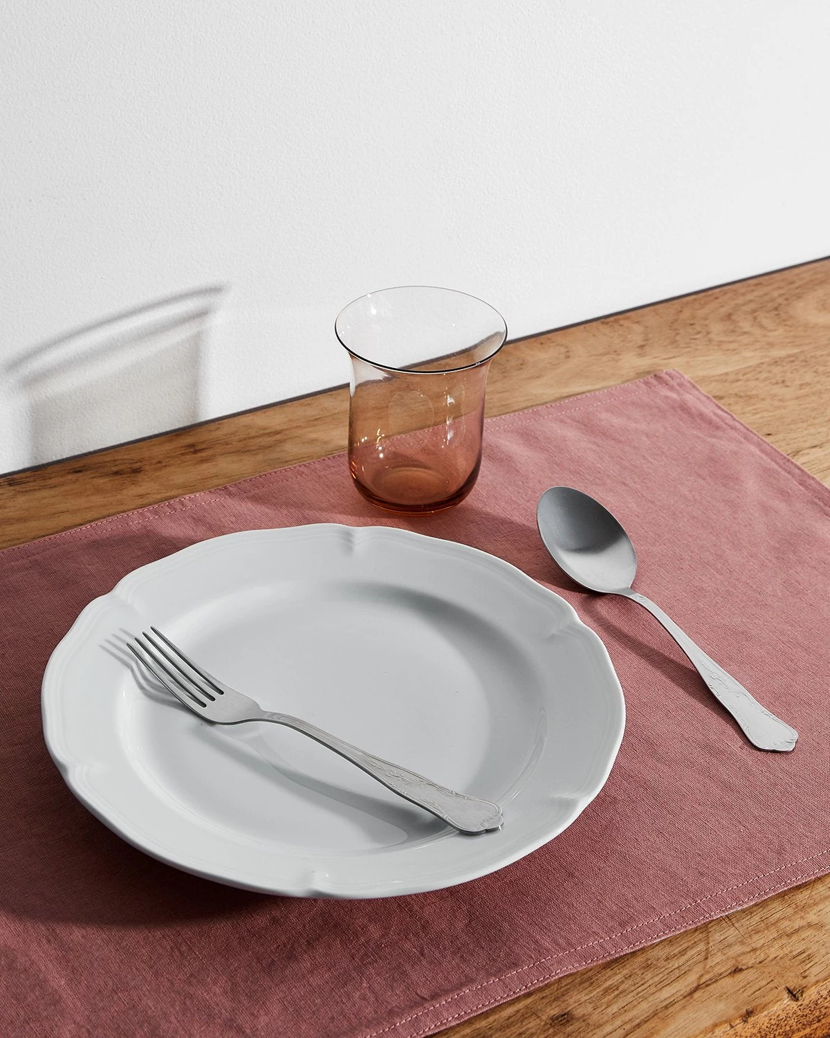 Pink Clay 100% French Flax Linen Placemats (Set Of Four) 3 Pink Clay 100% French Flax Linen Placemats (Set Of Four)