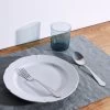 Mineral 100% French Flax Linen Placemats (Set Of Four) -Bed Series Store BedThreads Placemat 112641