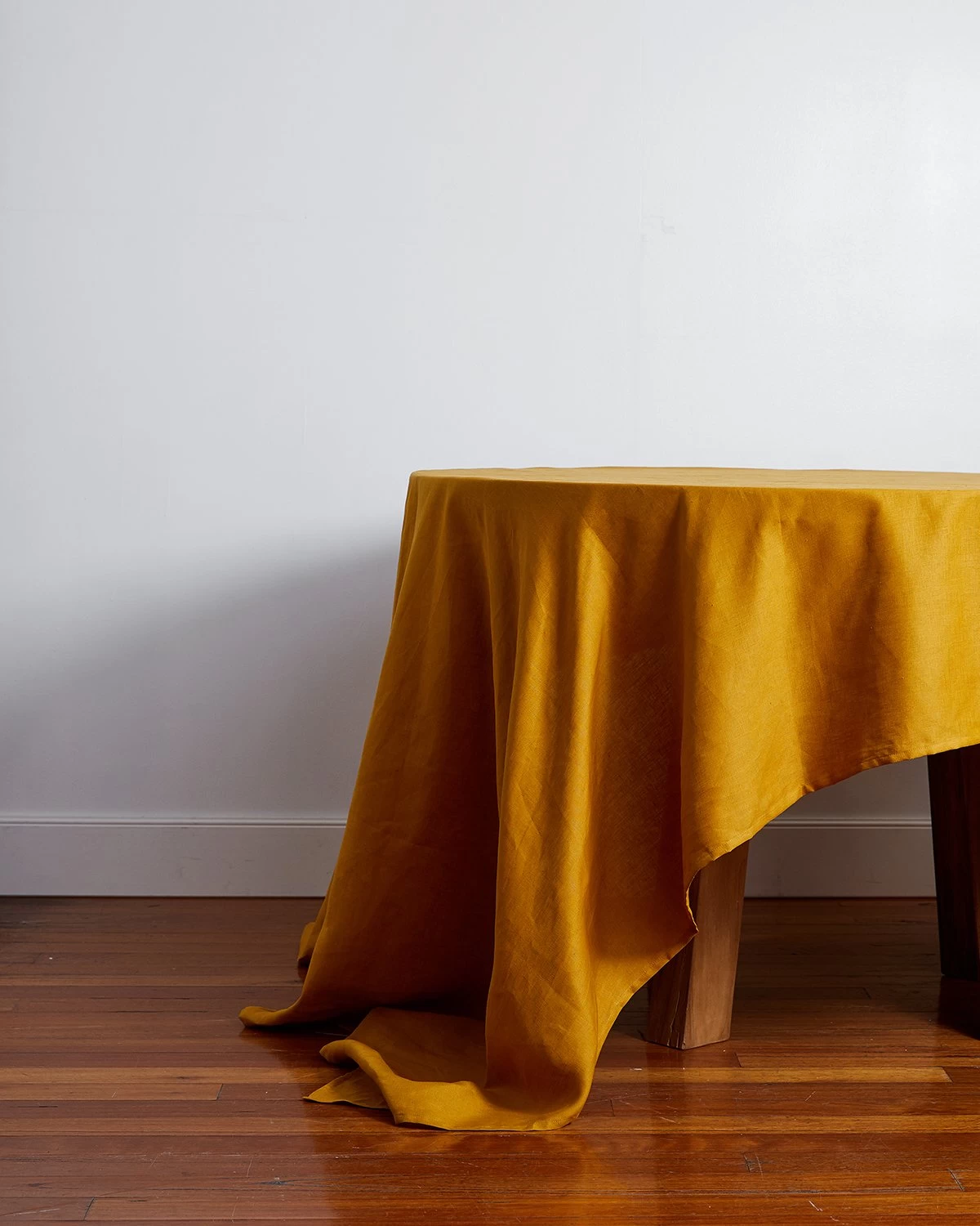 Turmeric 100% French Flax Linen Tablecloth 3 Turmeric 100% French Flax Linen Tablecloth
