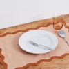 Terracotta & Rust 100% French Flax Linen Scalloped Placemats (Set Of Four) 2 Terracotta & Rust 100% French Flax Linen Scalloped Placemats (Set Of Four) -Bed Series Store BedThreads 04 06 202113978 jpg