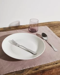 Lavender 100% French Flax Linen Placemats (Set Of Four)