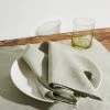 Sage 100% French Flax Linen Napkins (Set Of Four) 2 Sage 100% French Flax Linen Napkins (Set Of Four) -Bed Series Store BedThreads Stills Wollombi 142