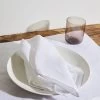 White 100% French Flax Linen Napkins (Set Of Four) 1 White 100% French Flax Linen Napkins (Set Of Four) -Bed Series Store BedThreads Stills Wollombi 159