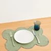 Pistachio & Mineral 100% French Flax Linen Cloud Placemats (Set Of Four) -Bed Series Store Cloud PistachioMineral 01