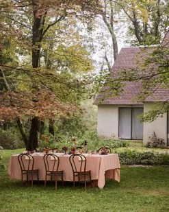 Terracotta & Limoncello 100% French Flax Linen Cloud Placemats (Set Of Four) 9 Terracotta & Limoncello 100% French Flax Linen Cloud Placemats (Set Of Four) -Bed Series Store Cloud TerracottaLimoncello 04