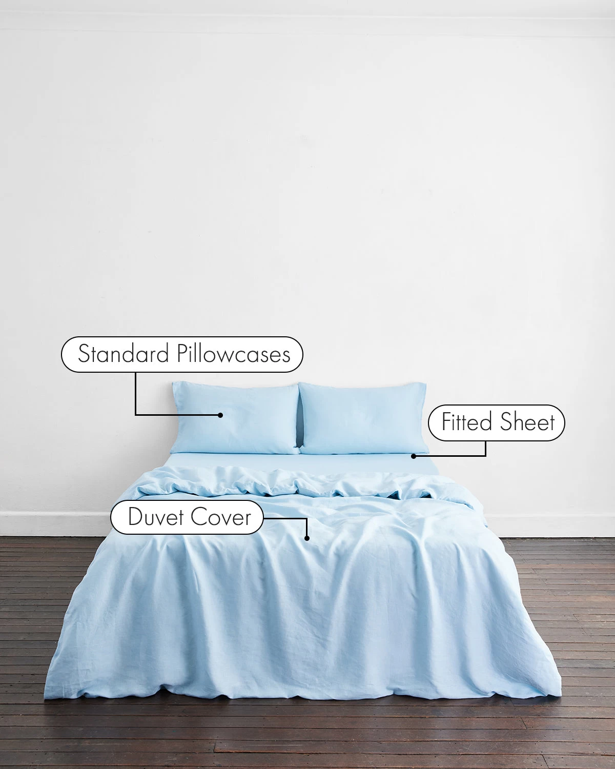 Coast 100% French Flax Linen Bedding Set 4 Coast 100% French Flax Linen Bedding Set - Image 2