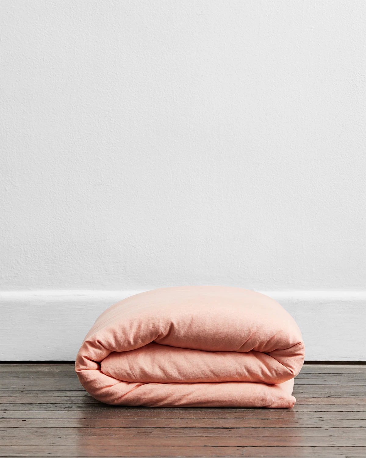 Peach 100% French Flax Linen Duvet Cover 3 Peach 100% French Flax Linen Duvet Cover