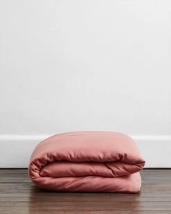 Pink Clay 100% French Flax Linen Duvet Cover