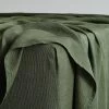 Olive Stripe 100% French Flax Linen Fitted Sheet 2 Olive Stripe 100% French Flax Linen Fitted Sheet -Bed Series Store FITTEDSHEET01 27605776 ff19 4f45 8c83 6947eb92d554