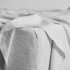 Pinstripe 100% French Flax Linen Fitted Sheet -Bed Series Store FITTEDSHEET01 e45fde59 84a4 481d 9765 8e58b2feb622