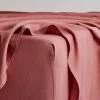Pink Clay 100% French Flax Linen Fitted Sheet -Bed Series Store FITTEDSHEET01 fc5e99b5 76c4 4235 89ea 7abaf9839b58