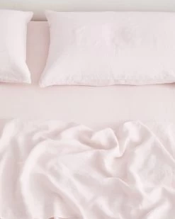Rosewater 100% French Flax Linen Fitted Sheet -Bed Series Store FITTEDSHEET02 e075e52c cc99 4e99 a194 5d22f5729f57