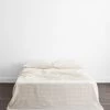Rust Stripe 100% French Flax Linen Flat Sheet -Bed Series Store FLATSHEET01 0c0e0301 c411 4724 8cd8 5839b6835816