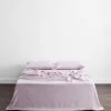 Lilac 100% French Flax Linen Flat Sheet -Bed Series Store FLATSHEET01 6b515da1 013a 436e 93c3 6711adaa196a