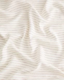 Rust Stripe 100% French Flax Linen Flat Sheet -Bed Series Store FLATSHEET03 9072eecd bf2d 4515 ab42 faa618138d44