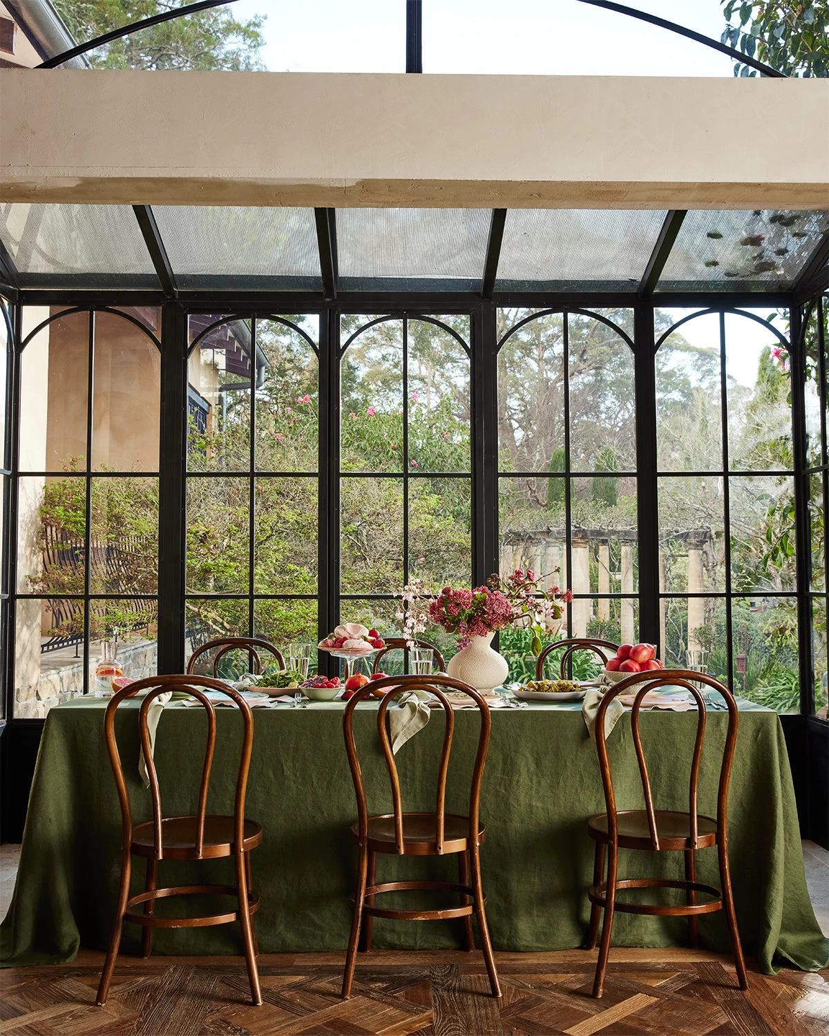 Rosewater & Sage 100% French Flax Linen Cloud Coasters (Set Of Four) 6 Rosewater & Sage 100% French Flax Linen Cloud Coasters (Set Of Four) - Image 4