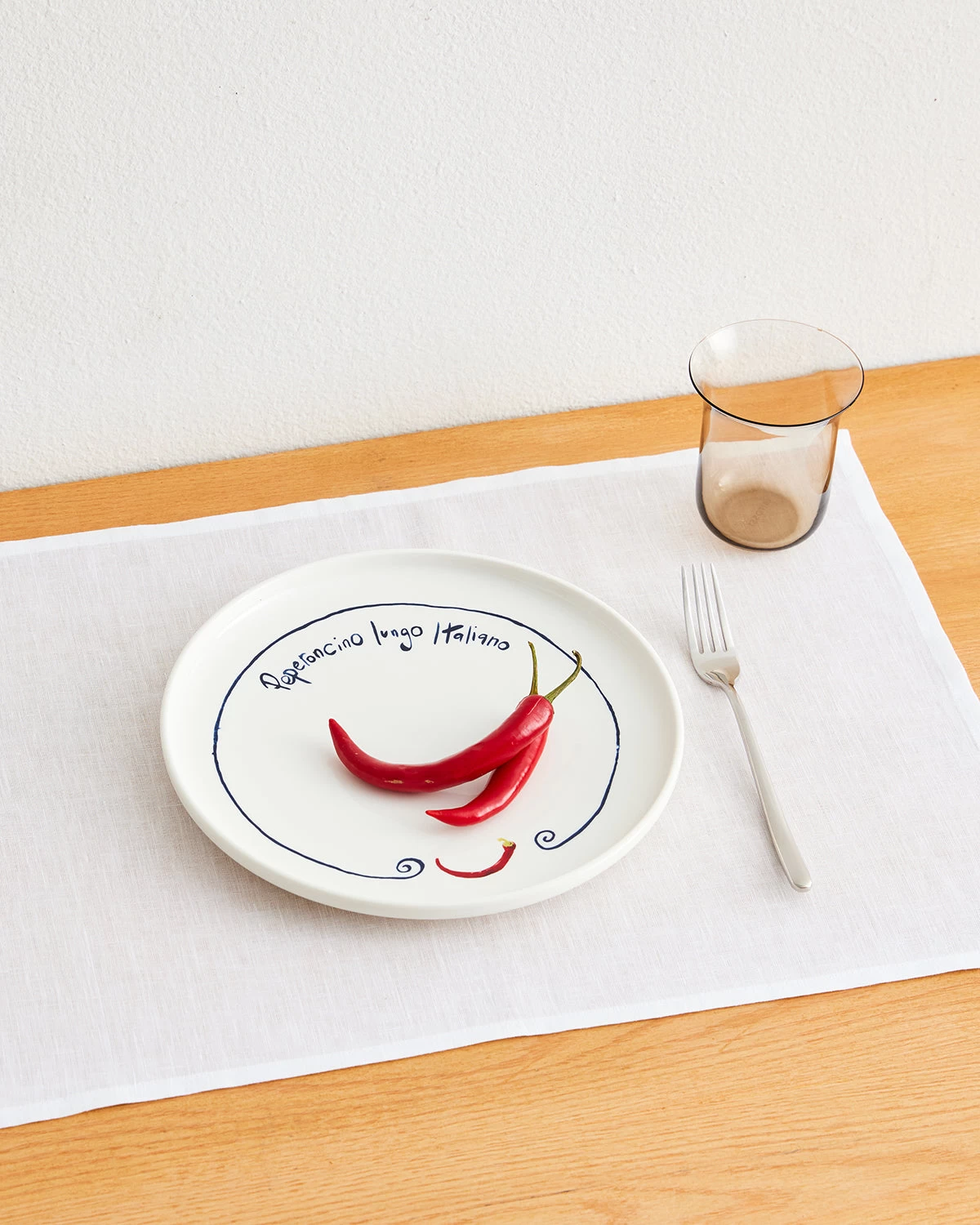 Gemma Bamforth X Bed Threads 'Peperoncino Lungo Italiano' Ceramic Dinner Plate 4 Gemma Bamforth X Bed Threads 'Peperoncino Lungo Italiano' Ceramic Dinner Plate - Image 2