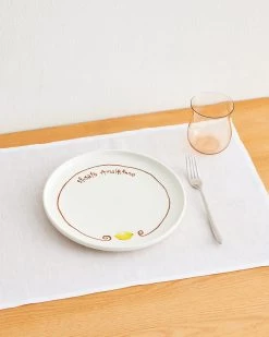 Gemma Bamforth X Bed Threads 'Sfusato Amalfitano' Ceramic Dinner Plate