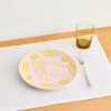 Liv & Dom X Bed Threads 'Amber Bloom' Ceramic Dinner Plate -Bed Series Store L D amber 01