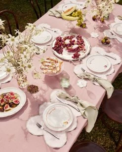 Sage 100% French Flax Linen Napkins (Set Of Four) -Bed Series Store Lavendr 06 1