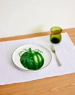 Bed Threads 'Watermelon' Ceramic Dinner Plate