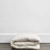 Rust Stripe 100% French Flax Linen Duvet Cover -Bed Series Store RUST STRIPE 19
