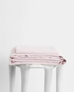 Rosewater 100% Flax Linen Sheet Set