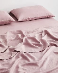 Lavender 100% Flax Linen Sheet Set -Bed Series Store SHEETSET03 39f498df f2ef 4e66 b7a8 f927a8a6ff16
