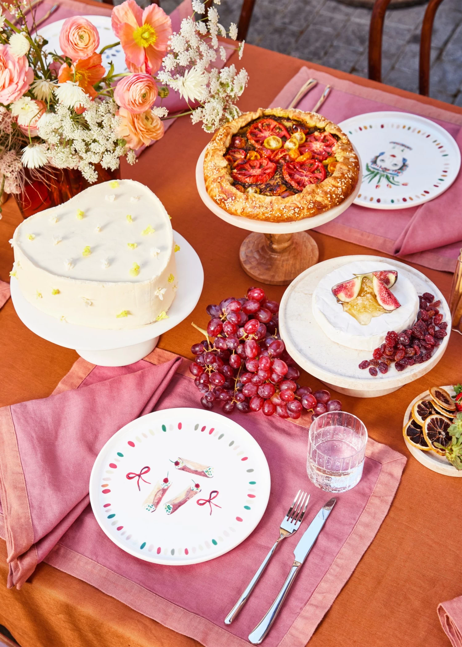 Pink Clay & Hazelnut 100% French Flax Linen Trim Placemats (Set Of Four) 4 Pink Clay & Hazelnut 100% French Flax Linen Trim Placemats (Set Of Four) - Image 2