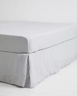 Fog 100% French Flax Linen Valance