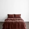 Cacao 100% French Flax Linen Bedding Set -Bed Series Store bedding 01 62bbe996 9d87 4c67 bdfd 533ceebb2c34