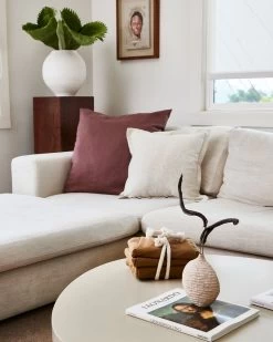 Cacao 100% French Flax Linen European Pillowcases (Set Of Two) 11 Cacao 100% French Flax Linen European Pillowcases (Set Of Two) -Bed Series Store cacaoeuro