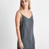 Charcoal 100% French Flax Linen Slip 1 Charcoal 100% French Flax Linen Slip -Bed Series Store cha 03