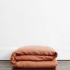 Hazelnut 100% French Flax Linen Duvet Cover -Bed Series Store duvet 01