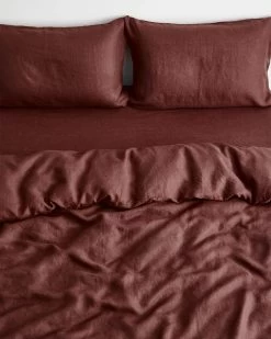 Cacao 100% French Flax Linen Duvet Cover -Bed Series Store duvet 03 366bf23a caf5 4379 aac5 a73e3868eaa9