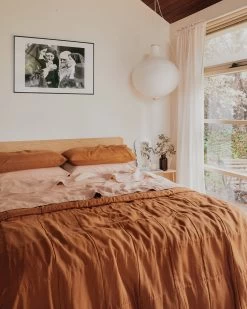 Terracotta & Rust Two-Tone Quilt -Bed Series Store duvet2