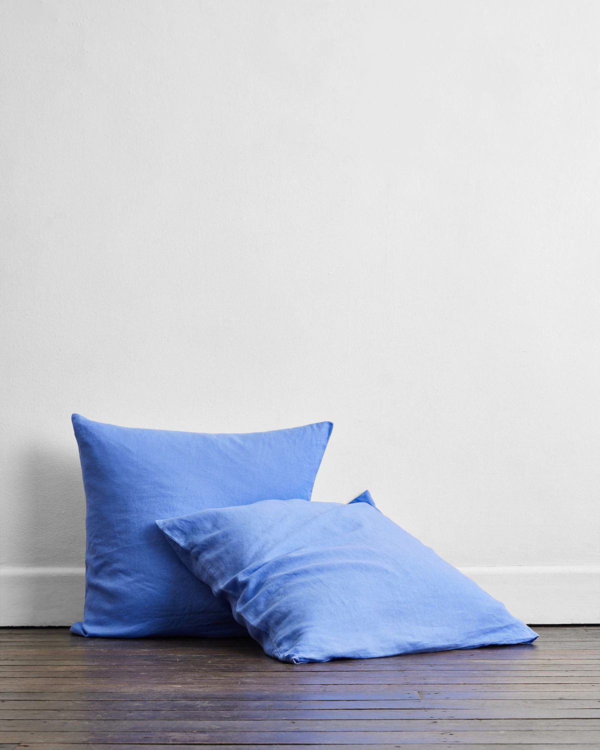 Wildflower 100% French Flax Linen European Pillowcases (Set Of Two) 3 Wildflower 100% French Flax Linen European Pillowcases (Set Of Two)