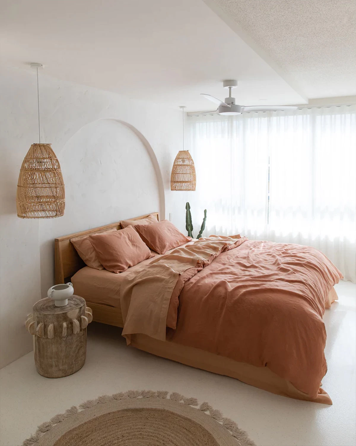 Hazelnut 100% French Flax Linen Bedding Set 7 Hazelnut 100% French Flax Linen Bedding Set - Image 5