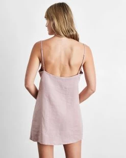 Lavender 100% French Flax Linen Slip -Bed Series Store lav 01 b780ec65 c619 4a5f 9d29 bb480439ad44