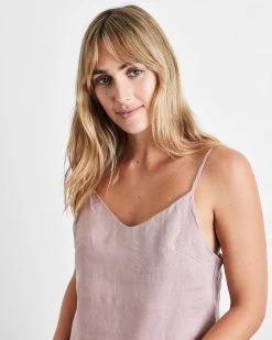 Lavender 100% French Flax Linen Slip -Bed Series Store lav 02 909e17dd cdb0 4c84 a2d8 2bc67d6bc4f4