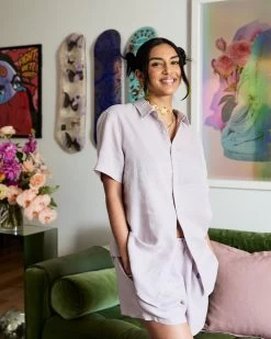 Lilac Short Sleepwear Set