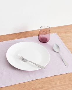 Lilac 100% French Flax Linen Placemats (Set Of Four)