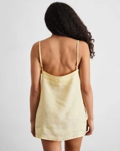 Limoncello 100% French Flax Linen Slip 9 Limoncello 100% French Flax Linen Slip -Bed Series Store limoncello slip 04